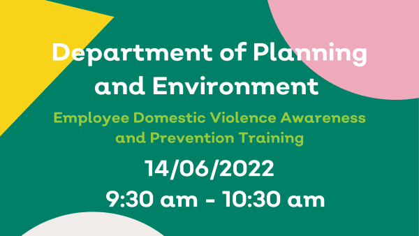 DPE Domestic Violence Awareness and Prevention Training